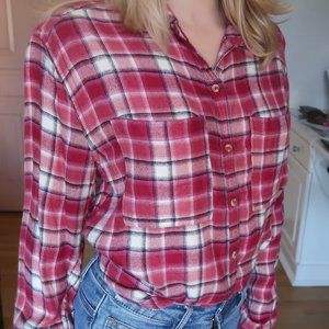 Forever 21 Pink Flannel
